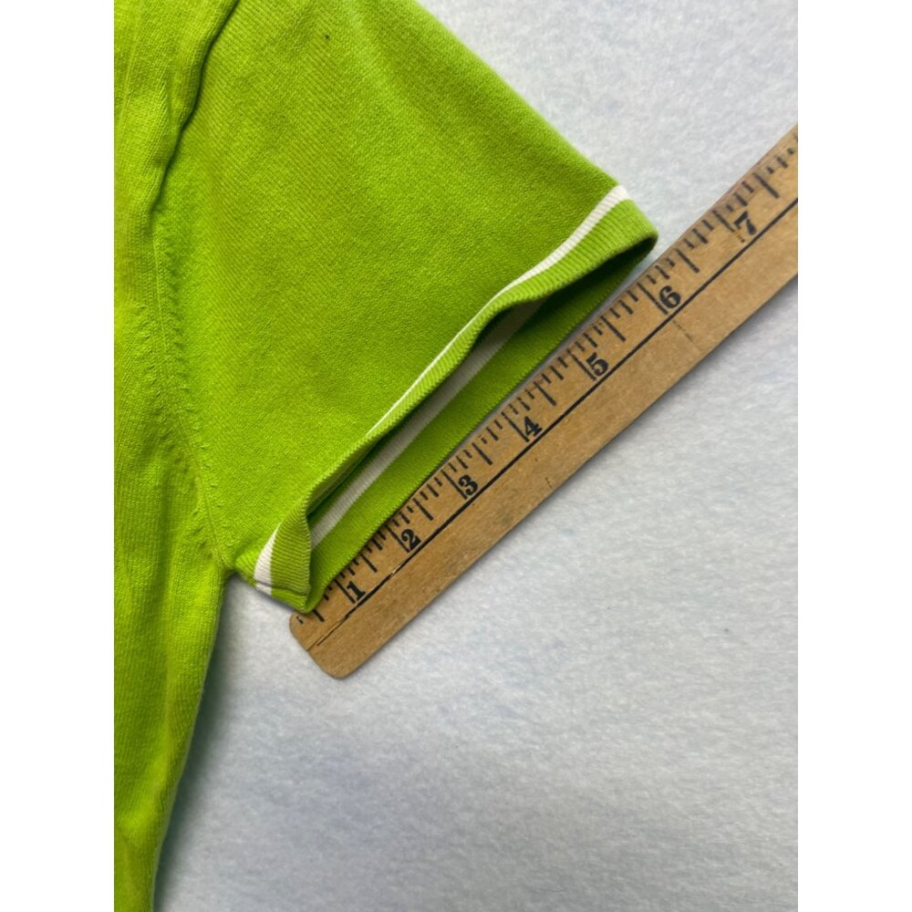 Westbound Open V Neck Quarter Sleeve Polo Style Top Shirt Women's Medium - Picture 8 of 9